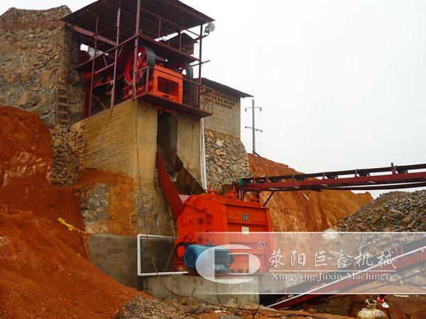 生銹的制砂生產(chǎn)線設備