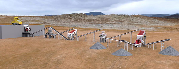 完整河卵石制砂生產(chǎn)線(xiàn)工藝流程圖